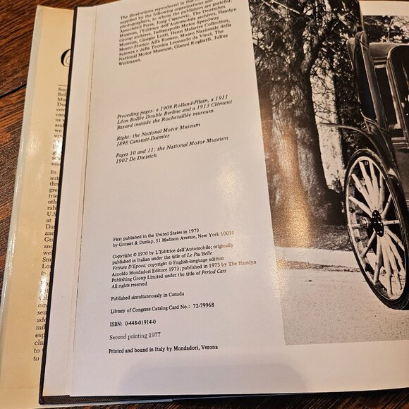 Great Collectors' Cars by Gianni Rogliatti - Vintage Hardcover Book - Picture 2 of 4